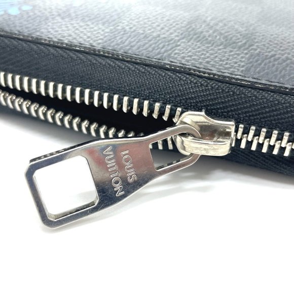 LOUIS VUITTON N41683 Damier Graphite Christopher Nemeth Zippy Organizer Long - Picture 3 of 10